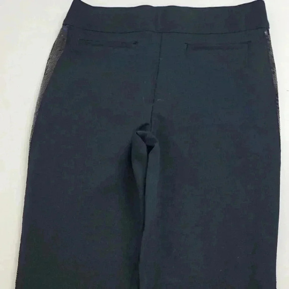 SPANX Ponte Skinny Pants with Sequin Tuxedo Legs Skinny Size M - Picture 4 of 8